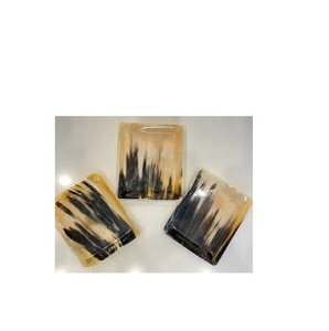 Naturel corne plateau Offre Spéciale corne plateau de service avec la main poli meilleur noir corne plateau 3 pièce pour Offre Spéciale produit - Product Image 6