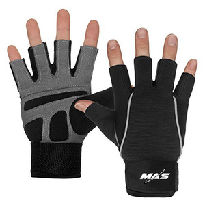 Respirant anti-dérapant hommes et femmes entraînement gants de gymnastique Sport Fitness haltérophilie gants d'entraînement en cuir - Product Image 1