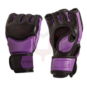 ถุงมือชกมวย MMA 8ออนซ์นวมสูงสำหรับผู้ใหญ่ถุงมือชกมวยทำจากหนังมีลายพิมพ์โลโก้ได้ตามต้องการ - Product Image 4