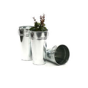 Antique Design Galvanized Flower <b>Vase</b> <b>Set</b> Of <b>3</b> Different Size Flower <b>Vase</b> For Garden Decor Accessories - Product Image 3