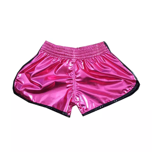 กางเกงขาสั้นมวยไทยเตะมวยทำจากผ้าไหมซาตินตกแต่งโลโก้และขนาดที่กำหนดเองได้ - Product Image 3