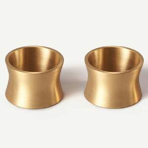 Rond de serviette en métal plaqué or de haute qualité fabricant et exportateur utilisation pour la décoration de table accessoires de cuisine porte-mouchoirs - Product Image 1