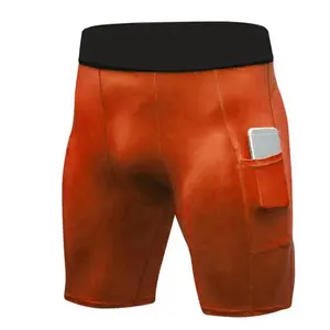 กางเกงรัดกล้ามเนื้อขาสั้นสำหรับผู้ชาย,กางเกงรัดรูปเล่นกีฬาปรับแต่ง ODM & OEM ใหม่ปี2022