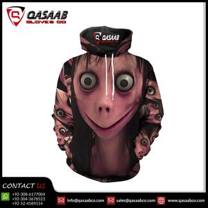 Mode surdimensionné Halloween-nuit hommes femmes 3D-impression à capuche pull à manches longues à capuche avec poche - Product Image 2