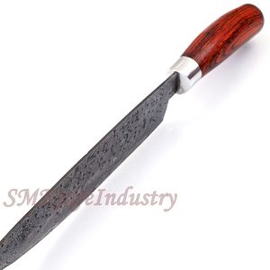 Damascus Steel Chef <b>Knife</b> <b>Set</b> with 315 Layers of Sharpness Stainless Pakka Wood Handle Comfortable Round Grip for Kitchen Use - Product Image 4