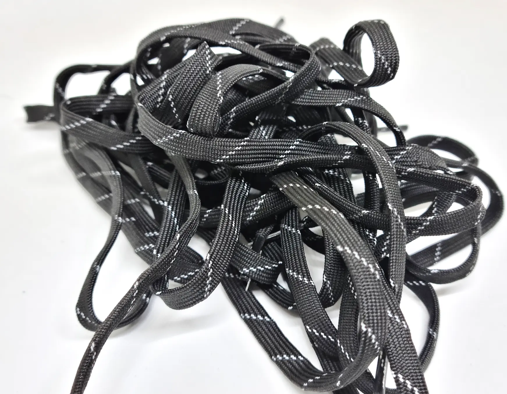 reflective shoelaces for safety and fancy shoes