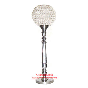 Bougeoir en cristal perlé pour décorations de table nouveauté cristal fait à la main T support de lumière pour la décoration de mariage - Product Image 2