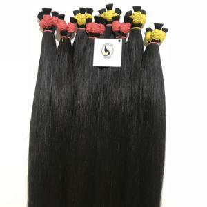 Cabello humano de Vietnam, cabello virgen 100%, extremo grueso, grado 10 + + + directo de fábrica - Product Image 1