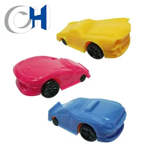 Mini coche de plástico azul personalizado huevo Sorpresa Juguete - Product Image 1