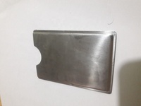 Porte-cartes d'affaires/ATM/crédit en acier inoxydable poli fini en acier inoxydable de haute qualité