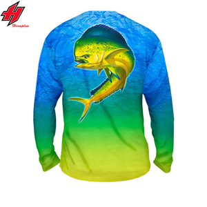 Maillot de pêche par sublimation pour hommes, vêtements de pêche, camouflage à séchage rapide, 50 +, vente en gros, - Product Image 4