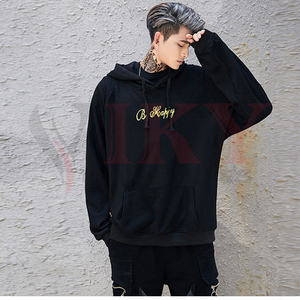 Wholesale Blank Street Wear Sweatshirt Fleece <b>Men</b> Hoodies Plain Cotton Custom Logo <b>Men's</b> Hoodie by Viky Industries - Product Image 5