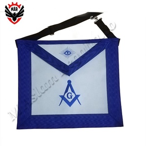 Tablier vintage Master en cuir synthétique, tablier bleu, officier en peau d'agneau, personnalisé - Product Image 5