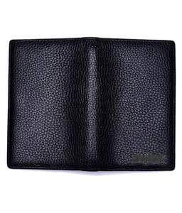 Funda de cuero PU con logotipo personalizado, tarjetero de identificación, BILLETERA, Color negro - Product Image 4