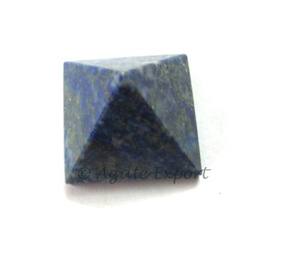 Pierre semi-précieuse de guérison Lapis Lazuli Petites Pyramides Pierre de cristal de guérison artisanale - Product Image 1