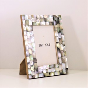 Handmade Mother Pearl Photo <b>Frame</b> High Quality Canvas Picture <b>Frame</b> MOP Wood Board 4x6 Size Metal Colorful MOP Photo <b>Frames</b> - Product Image 3