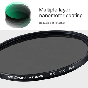 Filtre Nano X-Pro ND4 fixe 52 mm K&<span class=keywords><strong>F</strong></span> Concept, filtre <span class=keywords><strong>ND</strong></span> k <span class=keywords><strong>f</strong></span> Concept, filtre pour objectif d'appareil photo - Product Image 2