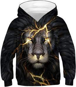 เสื้อฮู้ดพิมพ์ลายดิจิทัลสำหรับเด็ก,เสื้อฮู้ดกันหนาวแบบระเหิดสั่งทำ - Product Image 5