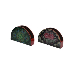 ผู้ถือผ้าเช็ดปากที่กำหนดเองกับกล่องพิมพ์จบ - Product Image 4