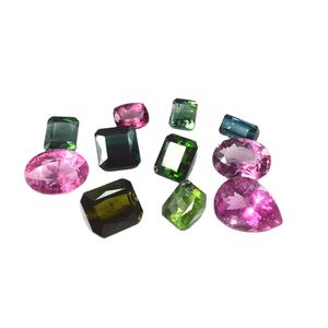 
 
 
 Turmalinas Naturales Multicolores con Corte Ovalado Facetado, Gemas Sueltas para Joyería, Diseño Personalizado al por Mayor - Product Image 1