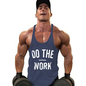 Men's Bodybuilding Stringer Gym Stringers Workout Singlets Tank top - Product Image 5