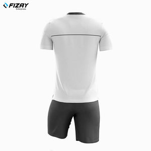 Maillot de football sportif respirant personnalisé en polyester uni pour hommes Ensembles d'uniformes de football Ensemble de maillots de football Kits de football Ensemble complet - Product Image 4