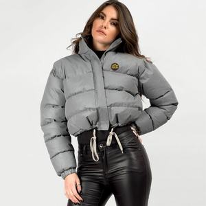 Veste d'hiver pour femmes, blouson de qualité, personnalisé, court et bouffant, pour femmes, - Product Image 3