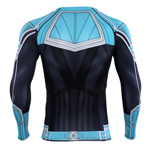 Maillots de compression à manches longues pour hommes Aw Traders HRS-AT-910 entièrement sublimés, en polyester/spandex, unis/secs, pour adultes - Product Image 6