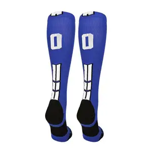Calcetines largos deportivos hasta la rodilla de diseñador personalizado, medias de béisbol personalizadas, los más vendidos de Pakistán