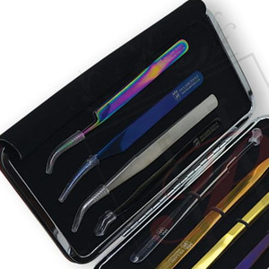Étui de transport des pincettes, pinces à épiler élastique et magnétique, pour Extension de cils, étiquette privée, nouveauté, 1 pièce - Product Image 3