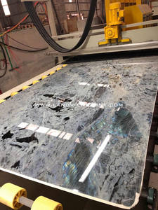 Labradorita-losas de granito <span class=keywords><strong>blanco</strong></span>, azul hielo, de la isla de la piedra de la isla, para trabajar - Product Image 4