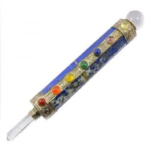 Bâton de guérison en cristal Lapis Lazuli naturel, 7 chakras, vente en gros, g - Product Image 6