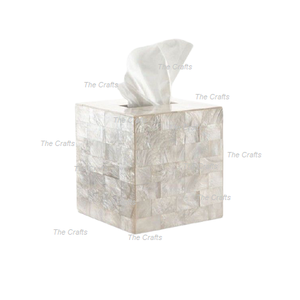 Juego de tres servilleteros de forma cuadrada en caja de pañuelos de trabajo de madera y fregona para uso en hoteles y restaurantes - Product Image 5