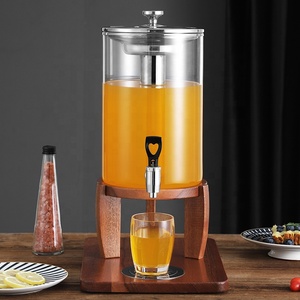 Nuevo <span class=keywords><strong>Dispensador</strong></span> de <span class=keywords><strong>Agua</strong></span> de Vidrio de Borosilicato de Grado Alimenticio de 10L con Grifo, <span class=keywords><strong>Dispensador</strong></span> Comercial de Jugos Fríos - Product Image 3