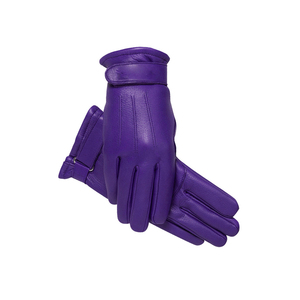 Équestre léger cuir synthétique coton et maille équitation gants d'hiver coupe-vent anti-dérapant chaud sports de course en plein air - Product Image 4