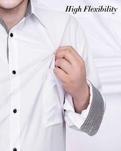 Chenille Embroidery High Quality <b>Long</b> <b>Sleeve</b> Custom Designer <b>Shirt</b> Man Formal Thick Blank <b>Dress</b> <b>Shirt</b> for Men - Product Image 2
