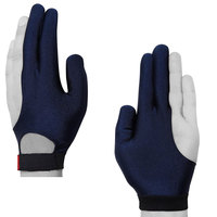Guantes de Snooker Unisex de Verano con Diseño Liso y Personalizado, Cierre de Tirón, 3 Dedos, Color Sólido