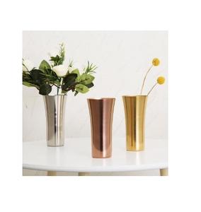 Maceta de acero con diseño de flores, decoración moderna al por mayor, de estilo de oficina, pieza de diferentes tamaños y venta - Product Image 3