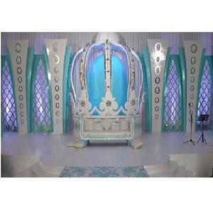 Decoración de eventos de boda de ensueño, escenario de cuento de hadas, tema de boda inglés, decoración de escenario impresionante, escenarios de recepción de boda india - Product Image 1