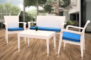 Conjunto de muebles de jardín para interiores y exteriores, para uso doméstico y uso contraído - Product Image 5