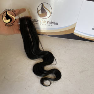 Perruque lace front wig malaisienne naturelle — ali queen, cheveux vierges, body wave, partie métal, closure 2x6, bon marché - Product Image 3
