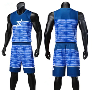 Maillots de basket-ball pour hommes, ensemble de basket-ball imprimé de couleur, chemise de sport et short, uniforme de basket-ball de haute qualité - Product Image 1