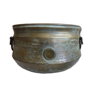 Support de tuyau d'arrosage en métal, nouveau design, vente chaude, style rustique, pot de fleurs en métal avec trou de drainage, support de jardin vintage - Product Image 1
