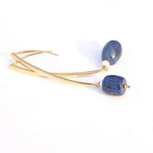 Pendientes de diseño único, cuentas y latón, nuevo diseño, a la moda - Product Image 3