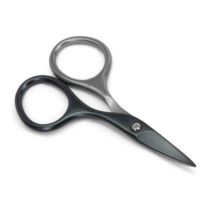Tijeras profesionales para manicura, de goma negra, tacto suave, para uñas, finas, para piel y uñas - Product Image 1