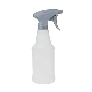 Home cleaning tools accessories 500ml plastic chemical resistant spray bottle with trigger nozzle for window cleaner