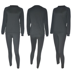 เสื้อสเวตเตอร์ผู้หญิง,เสื้อคอกลมสีพื้นพร้อมกางเกงวิ่งเสื้อผ้าสำหรับฤดูใบไม้ร่วง - Product Image 6