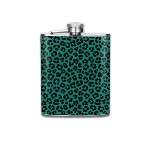 Multicolor Printed Hip Flask Beer and Whisky Flask Wine Pocket Bottle Made India