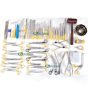 Ensemble d'instruments de chirurgie nasale en plastique, 57 pièces, nez et plastique, Instruments de chirurgie nasale, autoclave, CE, nouvelle collection 2022 - Product Image 1