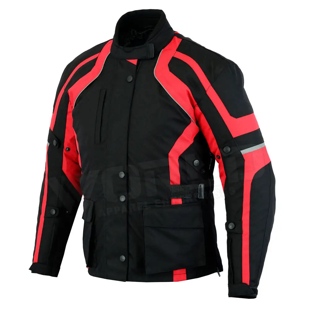अनुकूलित मोटरबाइक सुरक्षात्मक वस्त्र जैकेट मोटरसाइकिल Cardura जैकेट ऑटो रेसिंग के लिए नवीनतम डिजाइन कपड़ा जैकेट